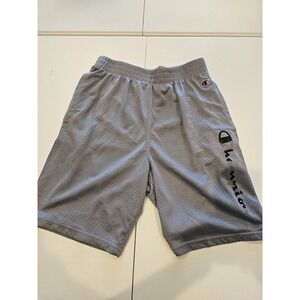 Champion Youth XL Gray Mesh Athletic Shorts Elastic Waist Basketball